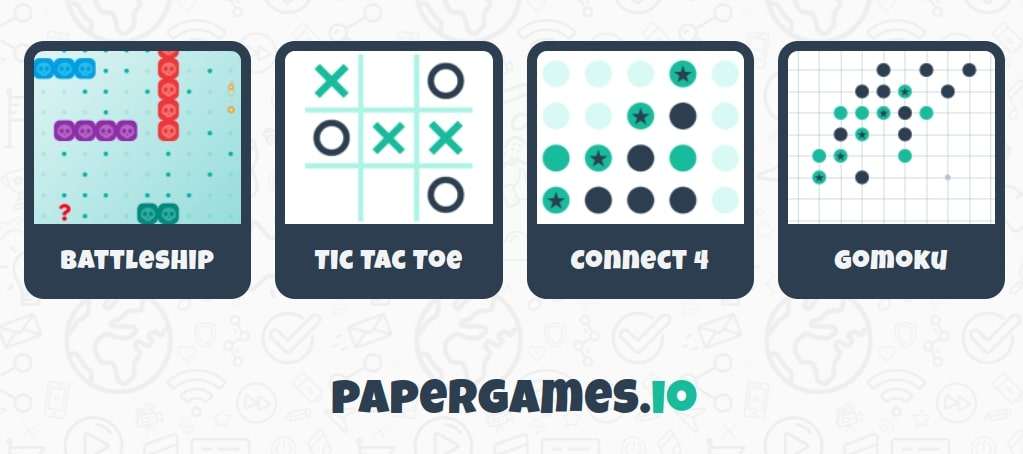 What are some popular 2-player classic paper games that can be played with a friend or in a tournament setting?